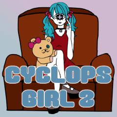 [LINEスタンプ] =CYCLOPS GIRL2=の画像（メイン）