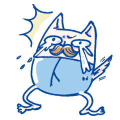 [LINEスタンプ] pai！pai！Bearded animal！！