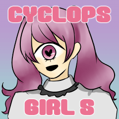 [LINEスタンプ] =CYCLOPS GIRL5=