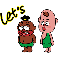 [LINEスタンプ] Loca ＆ Aluba animation.