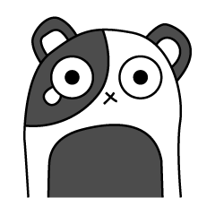 [LINEスタンプ] Silly bear and smile