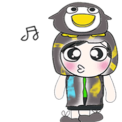 [LINEスタンプ] My name is Kaka and Penguin.