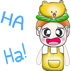 [LINEスタンプ] Mr. Kanaka！！ Love Frog ！！