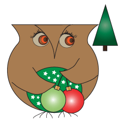 [LINEスタンプ] Owl Pipito at Christmas