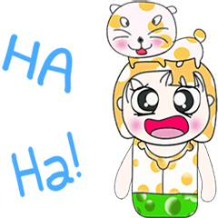 [LINEスタンプ] Mr. Nana. Ha Ha Ha！ ^_^