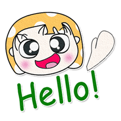 [LINEスタンプ] Hello！ My name is Nana. ^_^