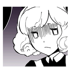 [LINEスタンプ] Frustrated Alice