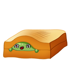 [LINEスタンプ] Pandan Custard