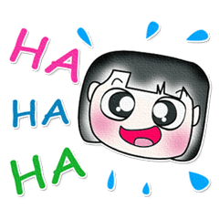 [LINEスタンプ] Mr. Mishi. Ha Ha Ha. ^_^