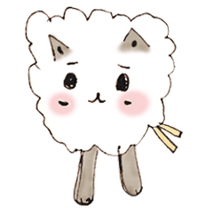 [LINEスタンプ] ゆるふわ綿菓子ねこ