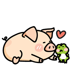 [LINEスタンプ] PIGPIG ＆ GuaGua2