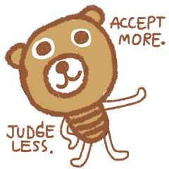 [LINEスタンプ] iBrown CuteBearの画像（メイン）