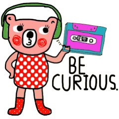 [LINEスタンプ] Polka Bear ; Creative Bear