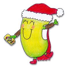 [LINEスタンプ] Bean Very Merry - クリスマス＆お正月