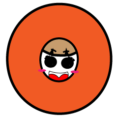 [LINEスタンプ] Sweet donut sister to express feelings