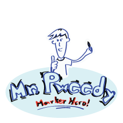 [LINEスタンプ] Mr. Pweedy, Marker Hero