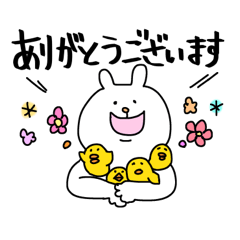 [LINEスタンプ] カボチャPウサギ (JW LIFE)