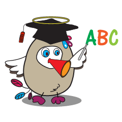 [LINEスタンプ] Mischievous Bird with Special Crested