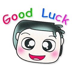 [LINEスタンプ] Mr. Kotaro. Good luck！！ ^_^