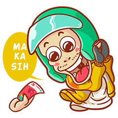 [LINEスタンプ] Jaka si tukang ojek pengkolan