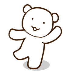 [LINEスタンプ] QQ white bear