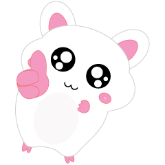 [LINEスタンプ] Hamsy the white hamster 2