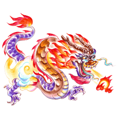 [LINEスタンプ] Yi- Zhao-Xin Dragon