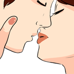 [LINEスタンプ] The Kissing
