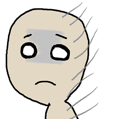 [LINEスタンプ] friendless MAN