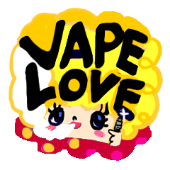 vape girls stamp.ほぼ英語