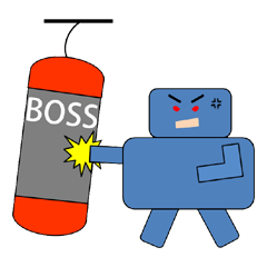 [LINEスタンプ] Mr.Clocke2 - Boss,Don't Torture Me Again