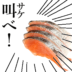 [LINEスタンプ] 【実写】鮭の切り身