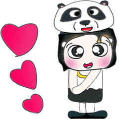 [LINEスタンプ] Mr. Dororo. Love Panda.^__^