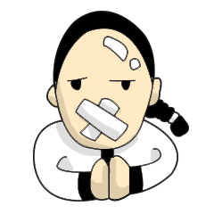 [LINEスタンプ] Manchu plaster