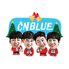 [LINEスタンプ] CNBLUE クリスマスVer.の画像（メイン）