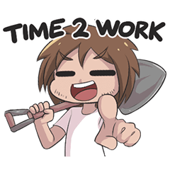 [LINEスタンプ] Animated Labor