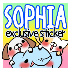 [LINEスタンプ] Sophia's exclusive sticker