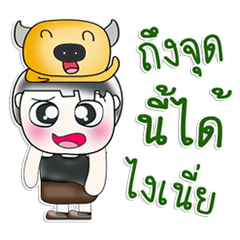 [LINEスタンプ] Mr. Masaki. Love buffalo ^_^