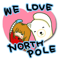 [LINEスタンプ] Dorothy ＆ Lallas' North Pole Friends