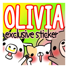 [LINEスタンプ] Olivia's exclusive sticker