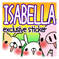 [LINEスタンプ] Isabella's exclusive sticker