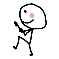 [LINEスタンプ] Skinny Guy