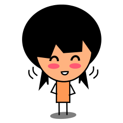 [LINEスタンプ] Confuse Little Girl