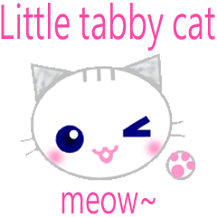 [LINEスタンプ] Little Tabby Cat