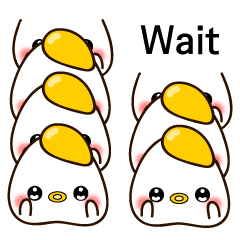 [LINEスタンプ] chick？ Fried egg？