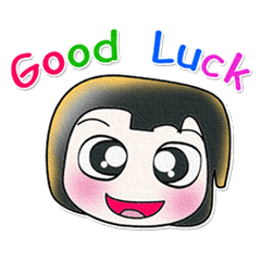 [LINEスタンプ] Hello！ My name Midoru. Good luck.