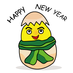 [LINEスタンプ] ChickyChan Season Greetings
