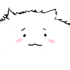 [LINEスタンプ] もふもふけだまさん