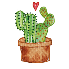 [LINEスタンプ] Cactus Story