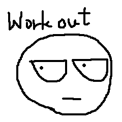 [LINEスタンプ] For Gym Workout 1